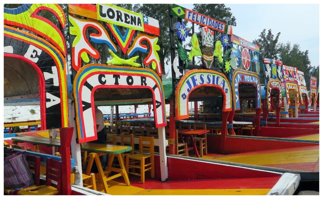 Las trajineras son uno de los grandes atractivos turísticos de la CDMX. Imagen: Pixabay