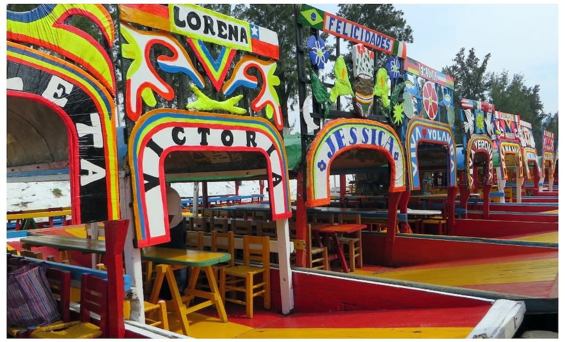 Las trajineras son uno de los grandes atractivos turísticos de la CDMX. Imagen: Pixabay