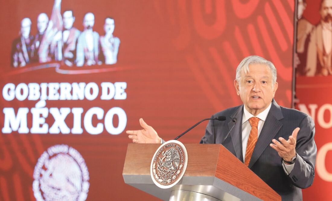 Andrés Manuel López Obrador insistió en que su gobierno no tiene sindicatos, dirigentes o partido preferidos. (IRVIN OLIVARES. EL UNIVERSAL)
