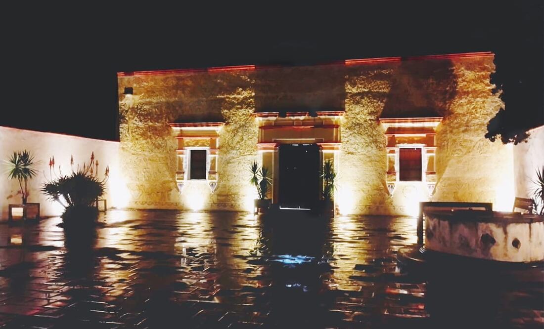La biblioteca de San Luis Tehuiloyocan, en el municipio de San Andrés Cholula es conocida como “La Casa del Diablo”. Foto: Mauricio Meléndez/Cortesía.