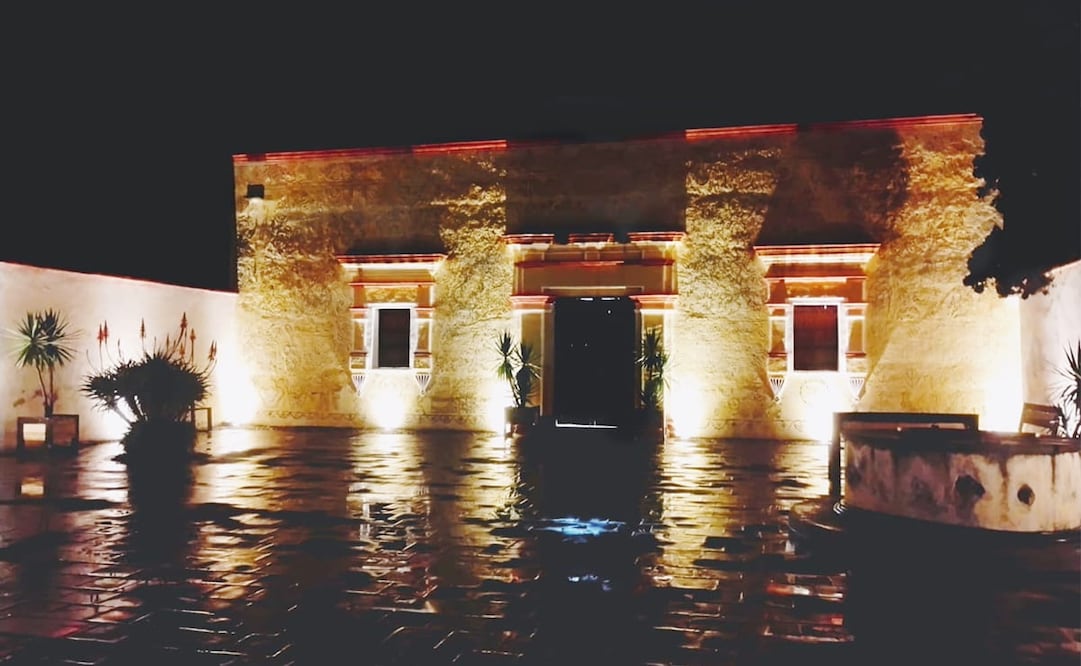 La biblioteca de San Luis Tehuiloyocan, en el municipio de San Andrés Cholula es conocida como “La Casa del Diablo”. Foto: Mauricio Meléndez/Cortesía.