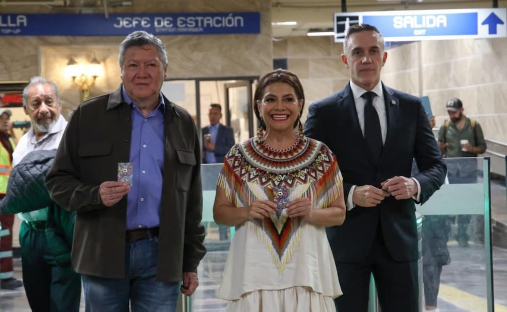 Clara Brugada, Adrián Rubalcava y Héctor Ulises García Nieto. Foto: Karla Guerrero / EL UNIVERSAL
