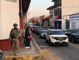 Elementos del Ejército y de la Guardia Nacional blindan Uruapan y a Grecia Quiroz, la nueva alcaldesa