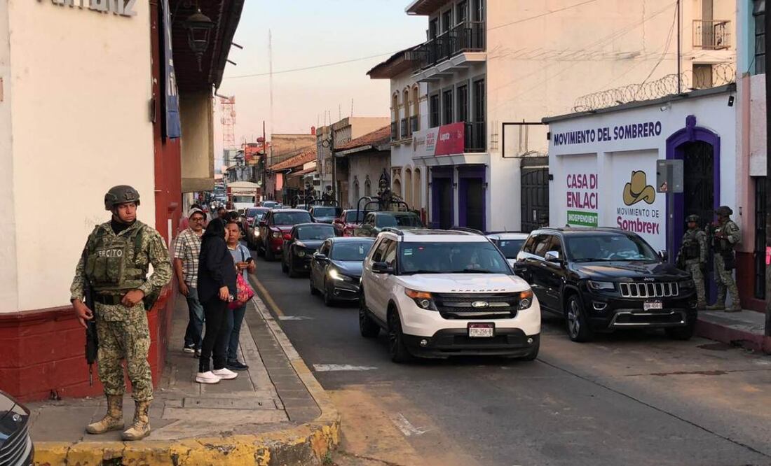 Ejército y GN blindan Uruapan y a la nueva alcaldesa. Foto: Especial
