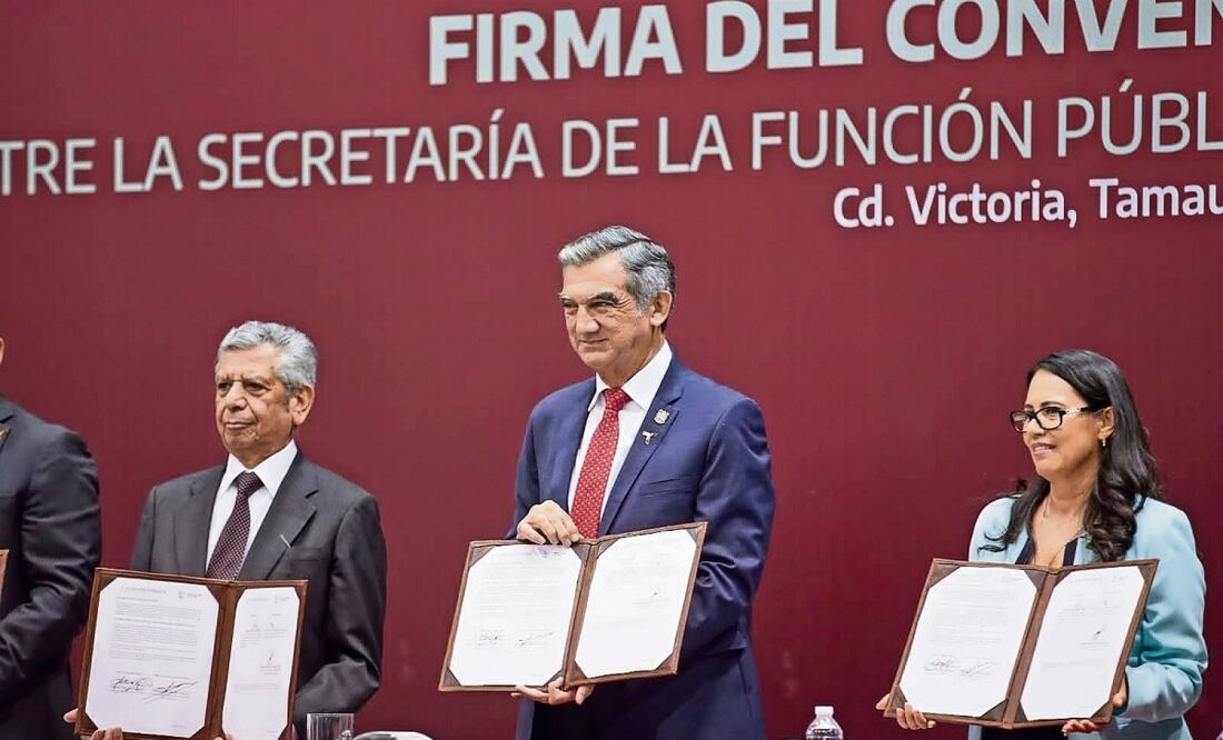 El gobernador Américo Villarreal dijo que asume por convicción la rendición de cuentas. Foto: Especial