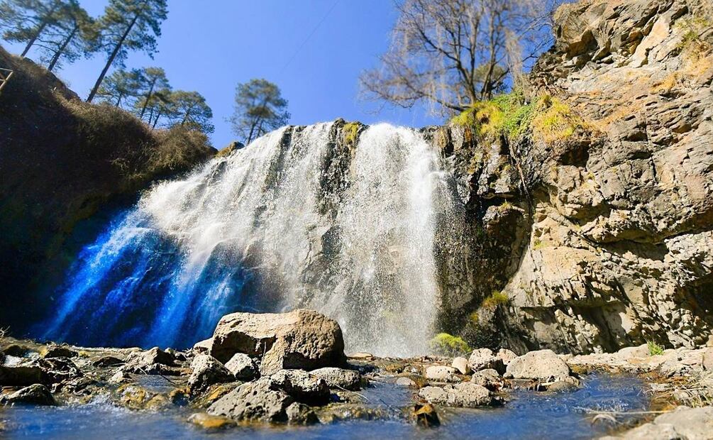 Cascada es la de El Salto en Guachochi, en el estado de Chihuahua. / Foto: Especial.