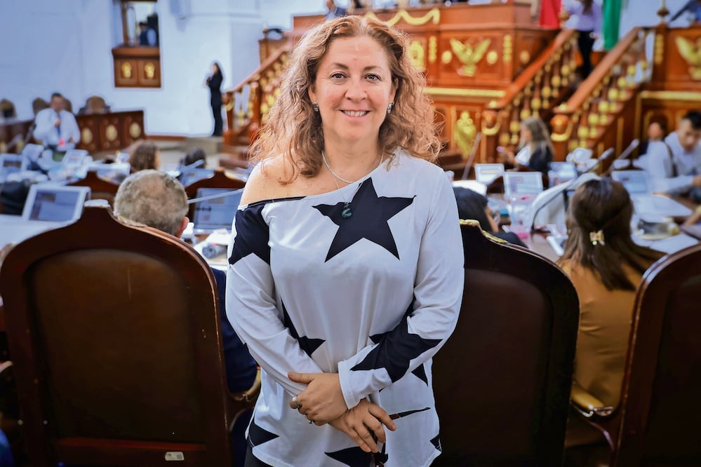 Entrevista con Ana Francis Mor, próxima secretaria de cultura en la CDMX en el congreso de la ciudad. Foto: Fernanda Rojas/ El universal)