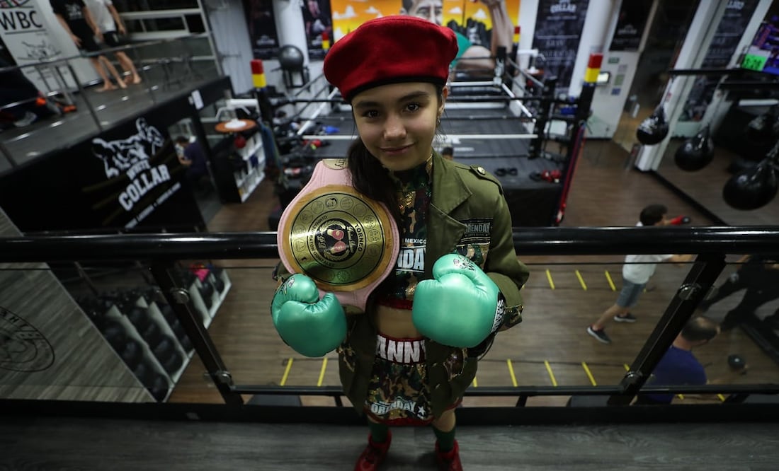 La niña de oro del box