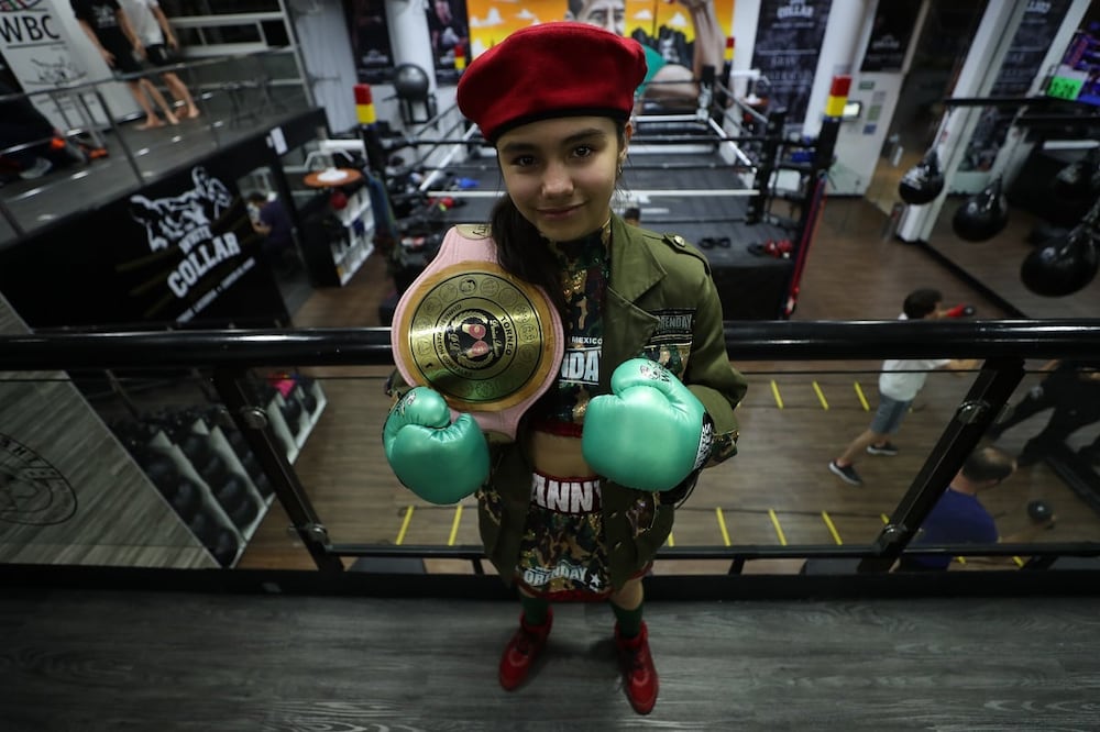 La niña de oro del box