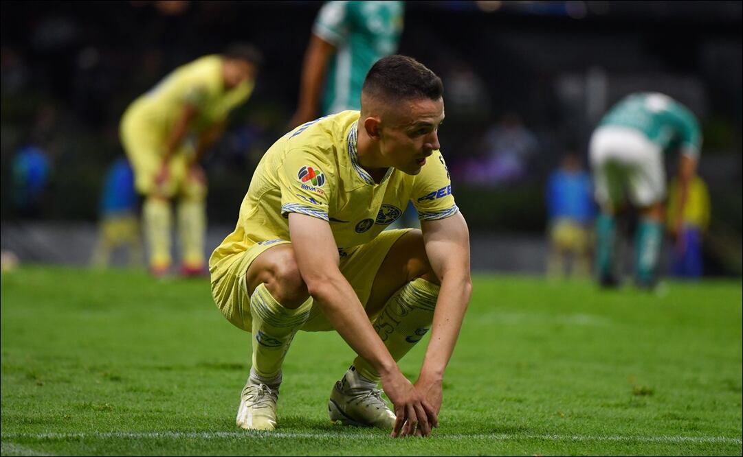 Álvaro Fidalgo no quedó contento con el resultado de América ante Atlético San Luis