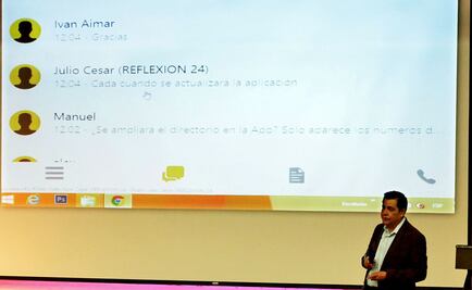 Autoridades de Neza se acercan a gente con App