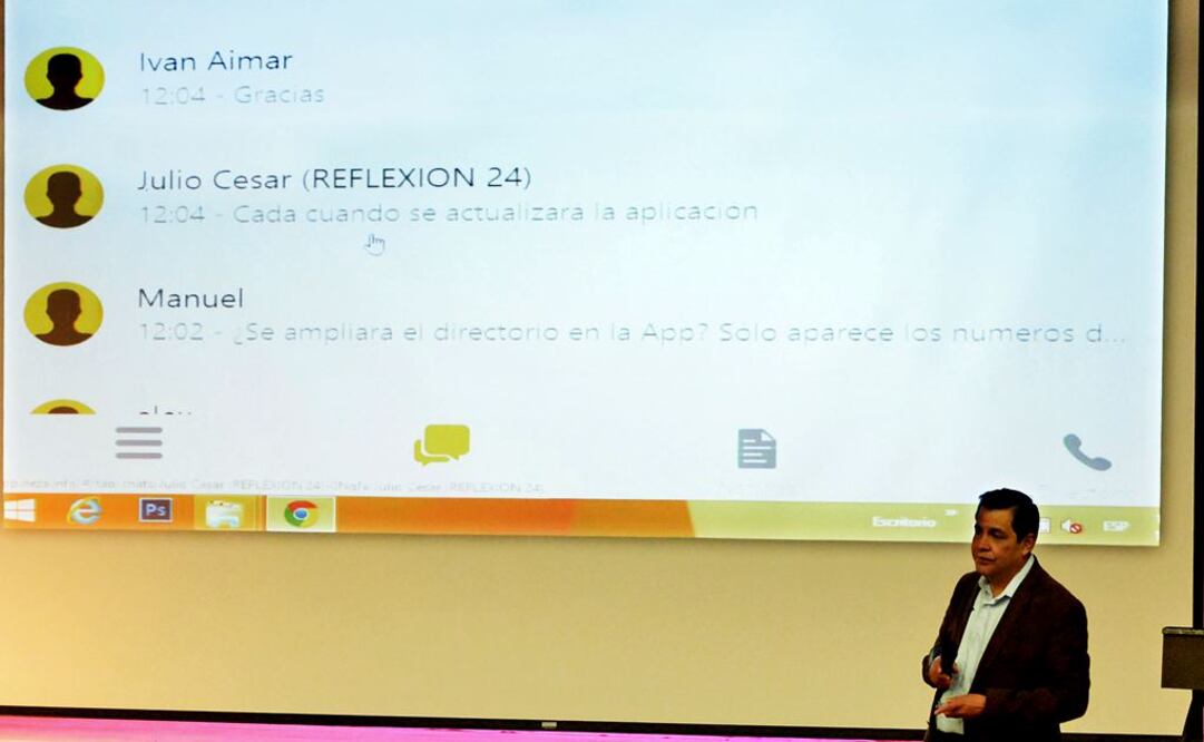 Autoridades de Neza se acercan a gente con App