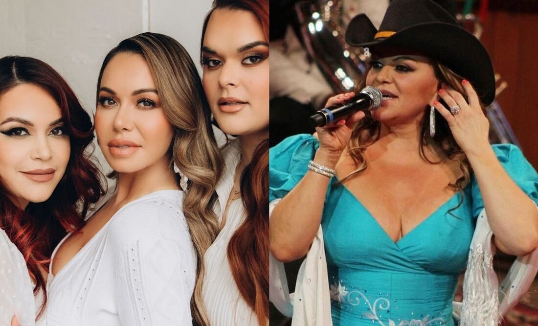 En la imágen se aprecia a la fallecida cantante Jenni Rivera y sus hijas: Chiquis, Jenicka Lopez y Jacquie Rivera. Foto: Instagram oficial de Jenni