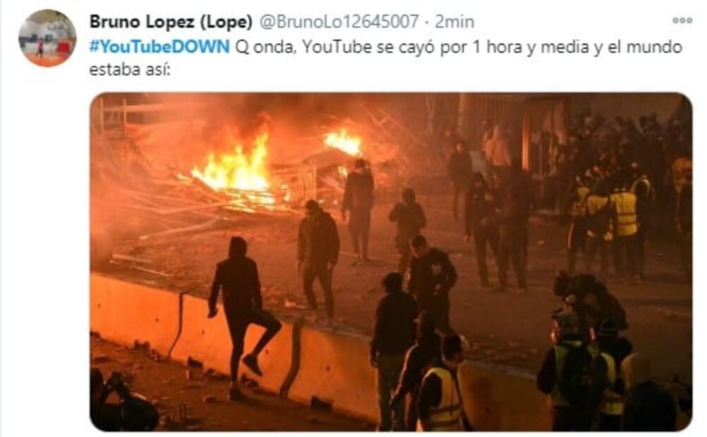 No era el módem... caída de YouTube deja corajes y memes