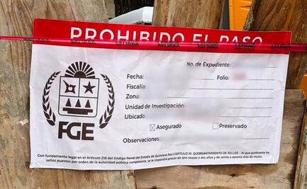 Fiscalía de Quintana Roo asegura inmueble en Tulum, tras denuncia de Profepa; carece de autorizaciones ambientales