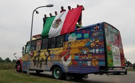 Duranguenses llegan a bordo de "La Bendición" a Rusia