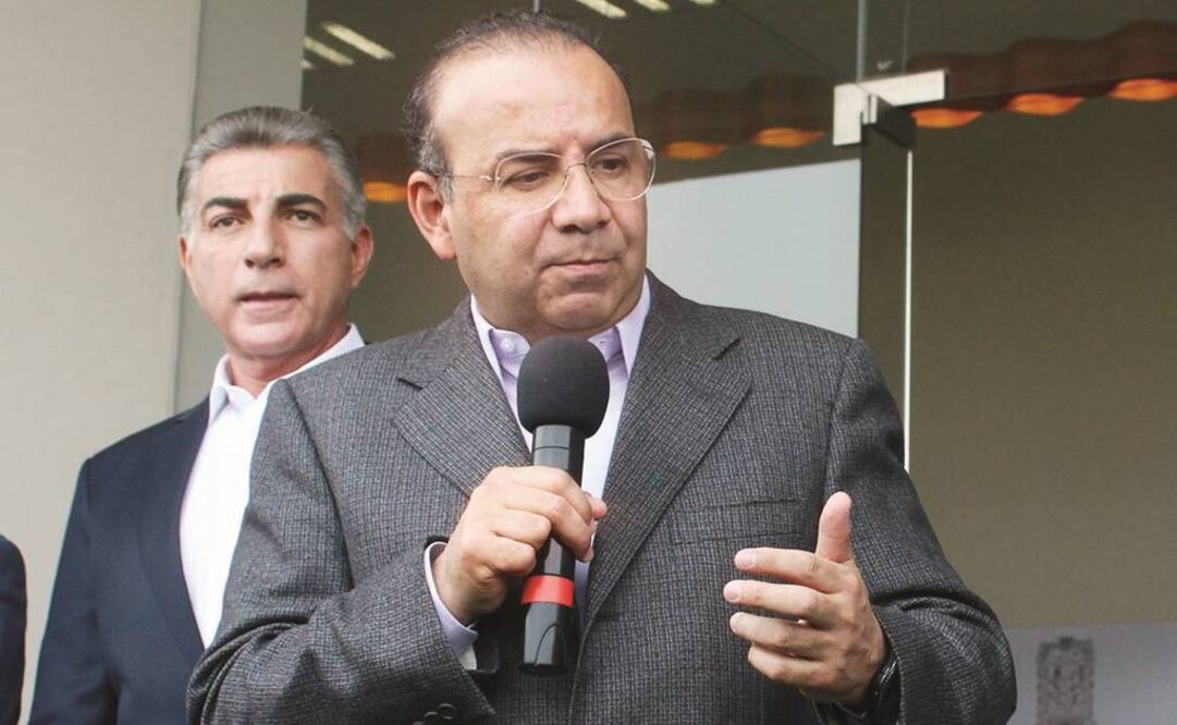 Invitado. El secretario de Gobernación, Alfonso Navarrete, visitó Puebla a invitación del gobernador José Antonio Gali (OMAR CONTRERAS. EL UNIVERSAL)