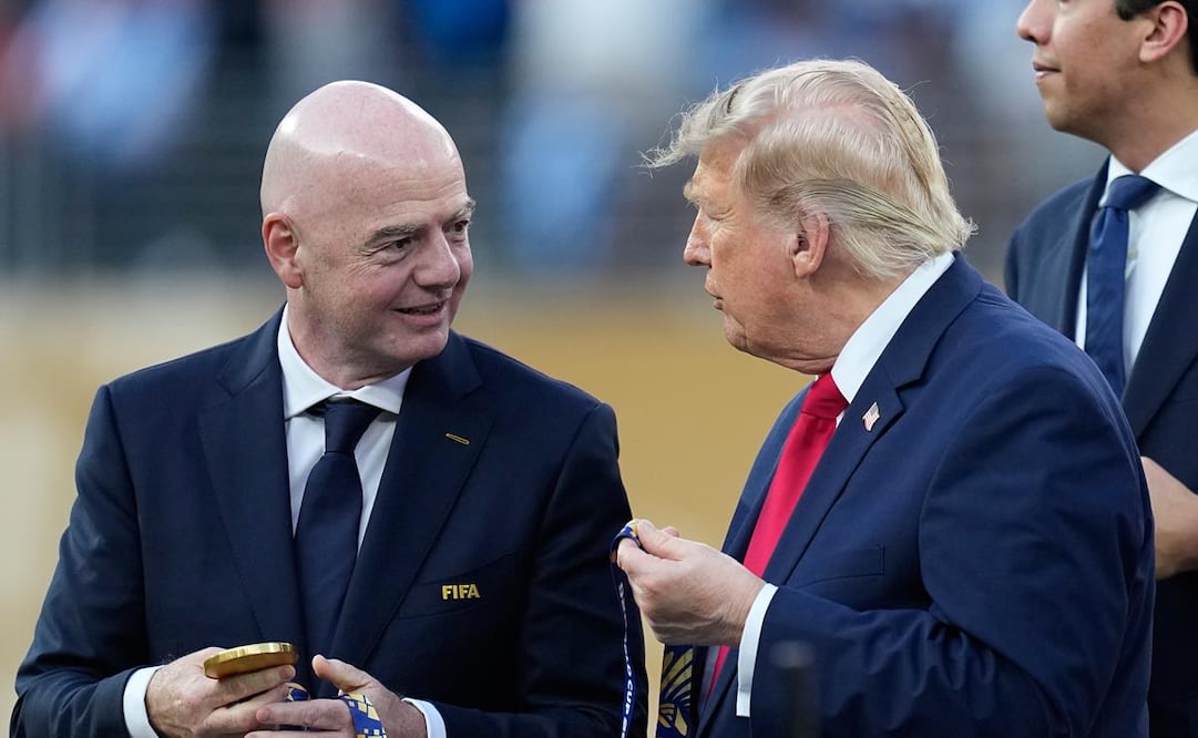 Donald Trump continúa con su respaldo a Gianni Infantino / Foto: AP