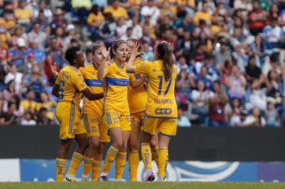 Tigres Femenil se impone y le propina una goleada a Puebla
