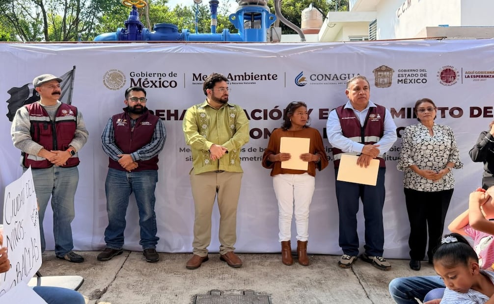 Naucalpan moderniza sistema de rebombeo en Los Remedios. Foto: Especial