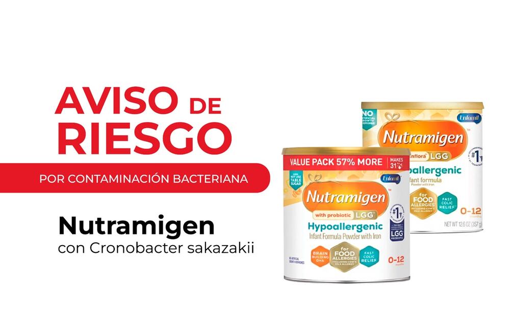 Cofepris retira fórmula infantil Nutramigen por contaminación bacteriana