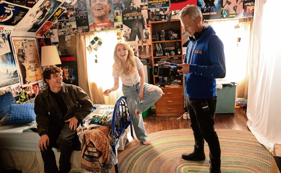 Mason Thames interpreta a un fanático del cine que se roba el corazón de Clara Grant (Mckenna Grace), en el filme dirigido por Josh Boone. Foto: Paramount Studio