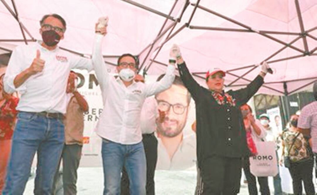 Víctor Hugo Romo dijo que Enriqueta Portillo de Hidalgo y Costilla es una mujer valiosa y trabajadora. Foto: Tomada de Twitter