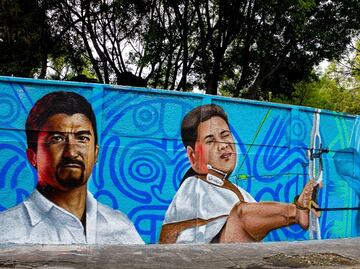 Pintan 16 murales en Tlalpan para honrar a atletas mexicanos que competirán en Juegos Paralímpicos de París: Sobse