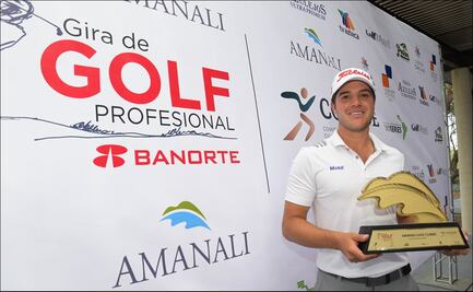 En Amanali, Sebastián Vázquez gana la segunda etapa de la Gira de Golf Profesional Banorte