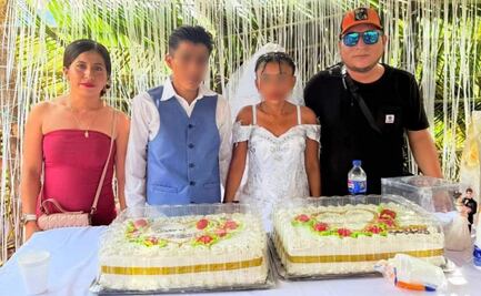 Polémica en boda de Oaxaca por niños que consumen alcohol; los novios presuntamente también son menores