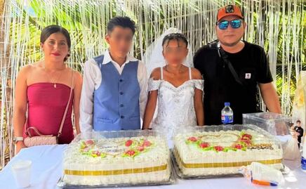 Polémica en boda de Oaxaca por niños que consumen alcohol; los novios presuntamente también son menores
