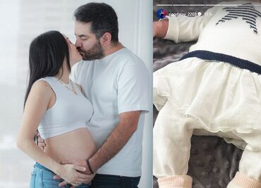 José Eduardo Derbez y Paola Dalay muestran primera foto de su hija Tessa, a menos de un mes de nacer