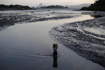 Río se resigna a tener una bahía sucia