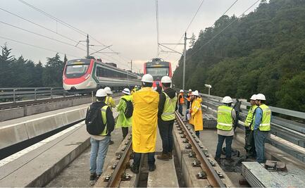 Tren Interurbano México-Toluca realiza pruebas operativas en estación Santa Fe; prevén su funcionamiento en agosto
