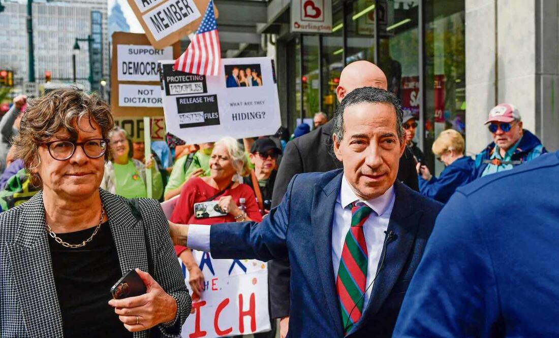 El representante estadounidense Jamie Raskin, demócrata de Maryland, que está entre los cientos de congresistas que piden cambios en el marco de la renegociación del T-MEC. Foto: Matthew Hatcher / AFP