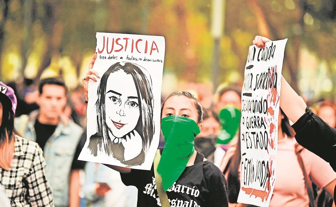 Mujeres en la Ciudad de México, el 14 de febrero de 2020, durante una manifestación contra la violencia de género. Foto: Archivo. AFP