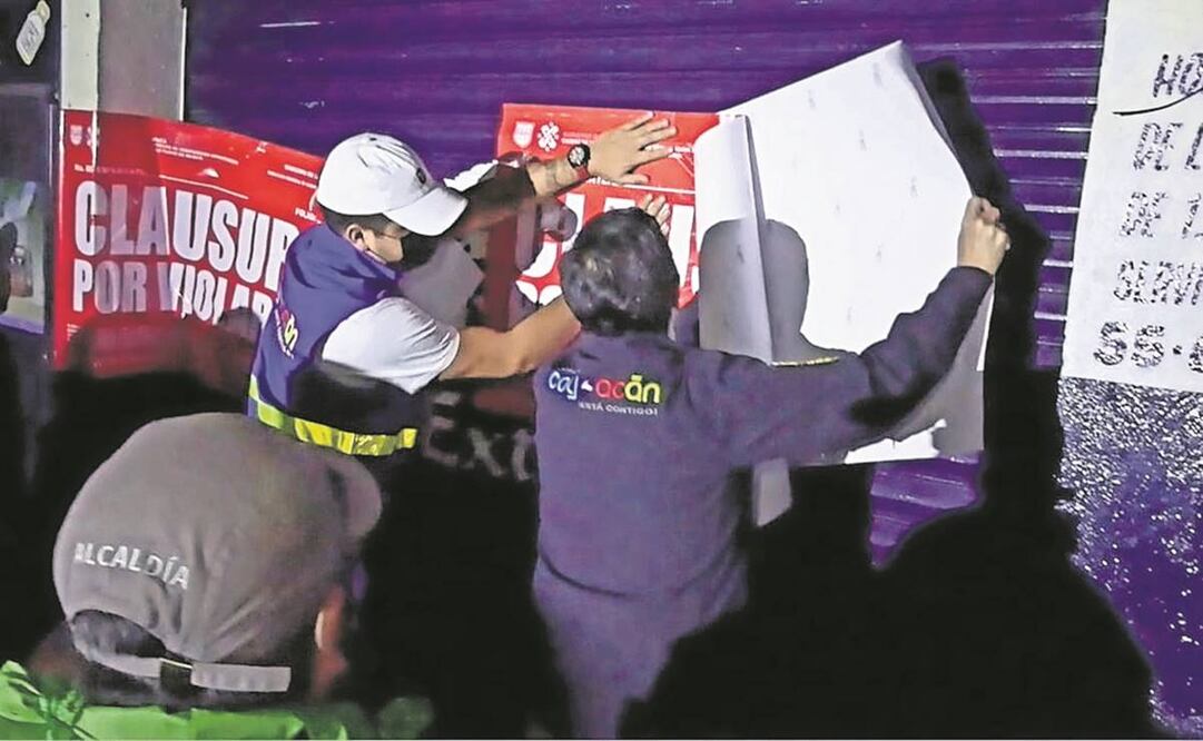 Los operativos contra las chelerías serán permanentes, indicó la alcaldía Coyoacán. Foto: Especial