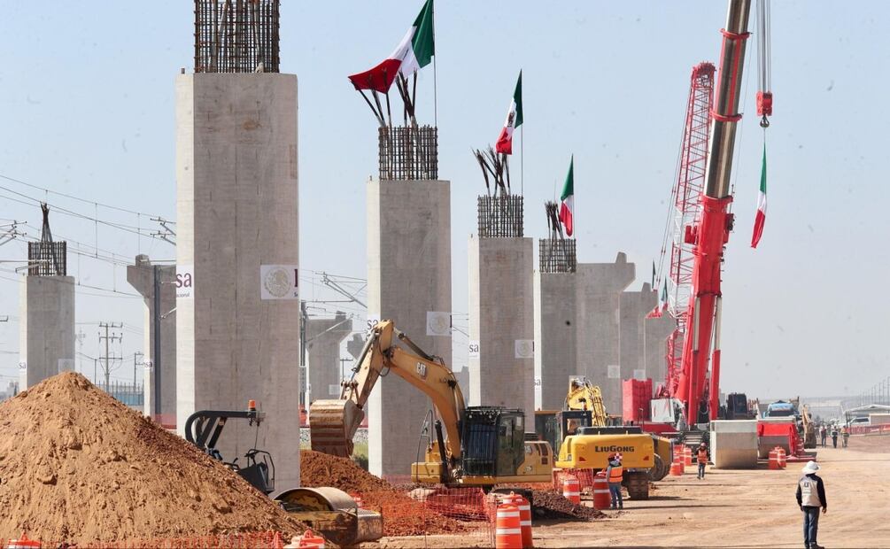 Sheinbaum supervisa avance del Tren México–Pachuca en Edomex (24/10/2025). Foto: Presidencia