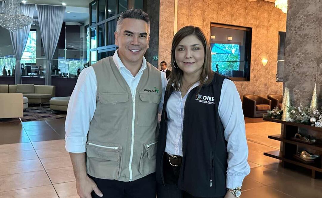 El dirigente nacional del PRI, Alejandro Moreno Cárdenas, como observador electoral en elecciones de Honduras. Foto: Especial