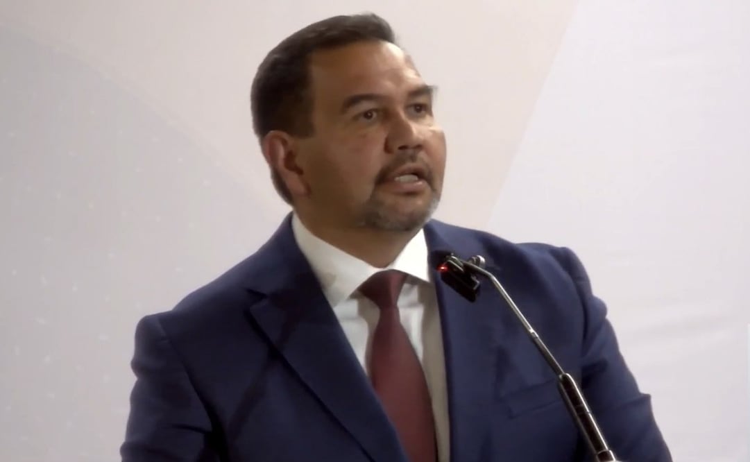 Alcalde de Ciudad Juárez, Cruz Pérez Cuéllar solicita licencia; buscará gubernatura de Chihuahua.
Foto: Especial.