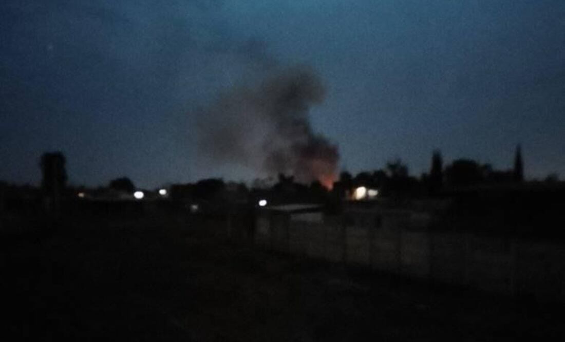 Elementos de Protección Civil y Bomberos de Tultepec se encuentran trabajando en la zona. Foto: especiales