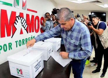 Votan más de 400 mil priistas de Coahuila en proceso interno