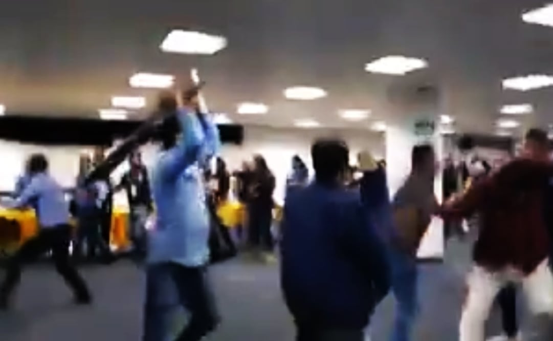 El altercado se registró en la madrugada de hoy. Foto: tomada de video