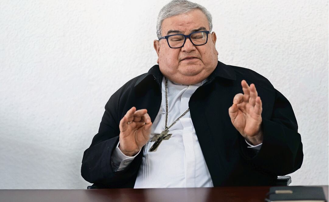 Carlos Garfias Merlos, arzobispo de Morelia, dijo que el objetivo es acercarse a los delincuentes para construir la paz y ayudar a que se rehabiliten. Foto: Fernanda Rojas / EL UNIVERSAL
