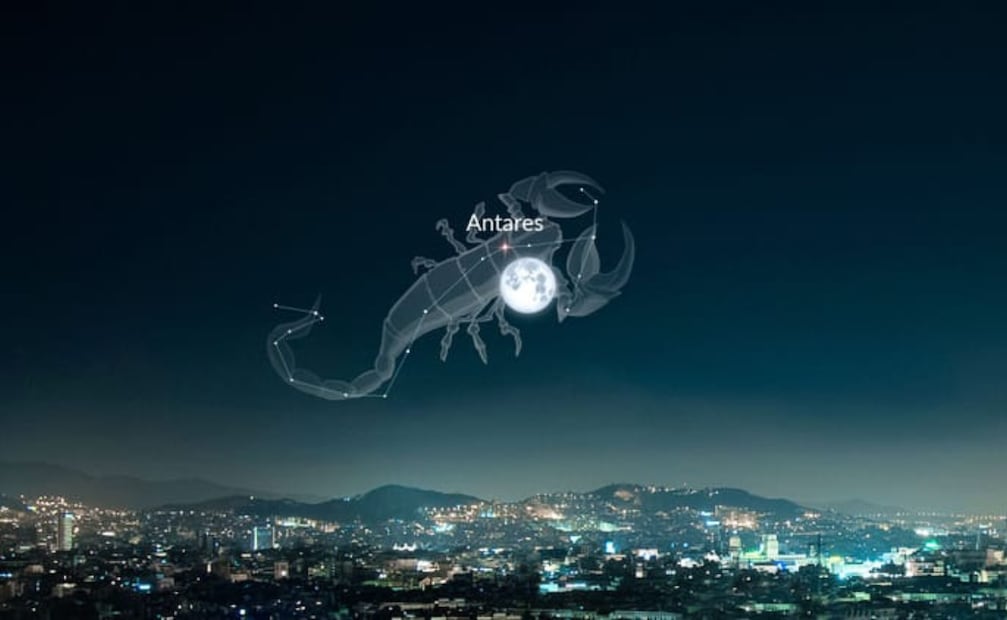 La Luna Azul alcanzará su máxima iluminación el próximo 31 de mayo, en dirección a la constelación de Escorpio. Foto: Star Walk