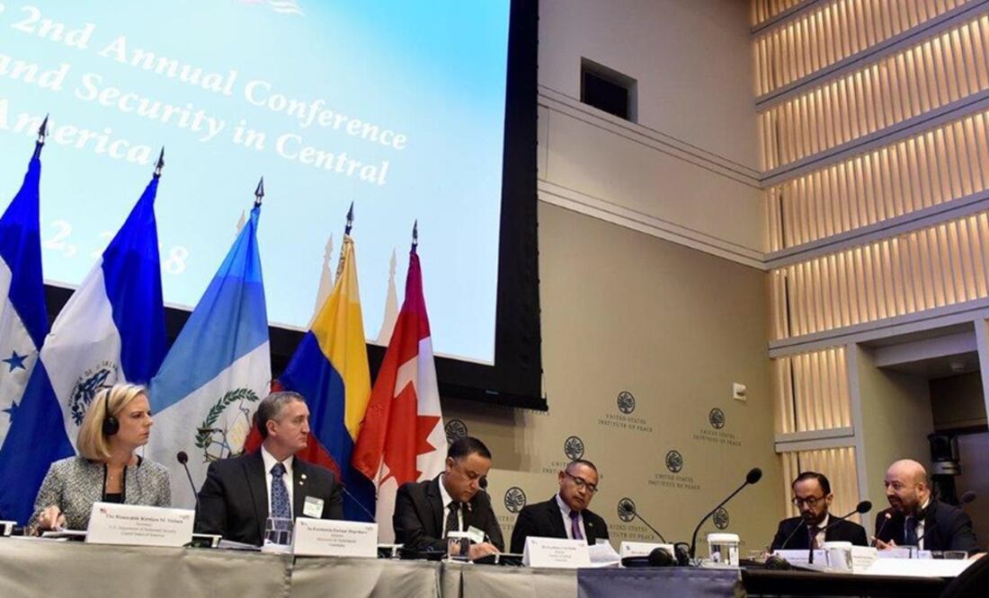 II Conferencia para la Prosperidad y Seguridad en el Triángulo Norte de Centroamérica celebrada en Washington, Estados Unidos. Foto: Especial