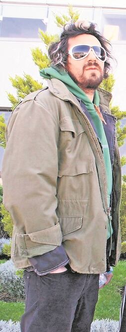 Cucho Parisi, vocalista de la agrupación argentina Los Auténticos Decadentes