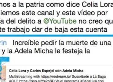 Celia Lora causa polémica por pedir que maten a AMLO
