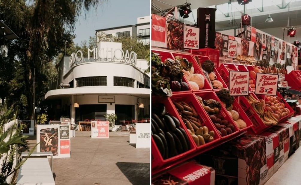 La marca celebró el lanzamiento de su perfume en un evento denominado Block Party. El concepto se adapta en diferentes ciudades del mundo. Foto: Instagram @yslbeauty