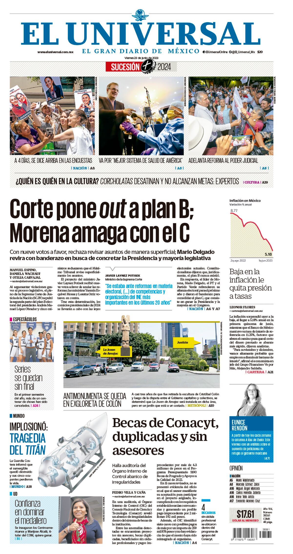 Portada impresa